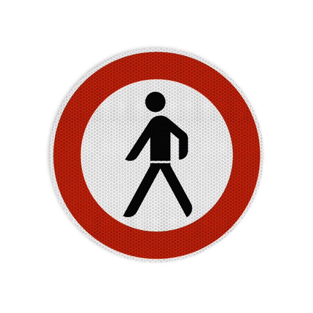VZ 259 Verbot für Fußgänger
