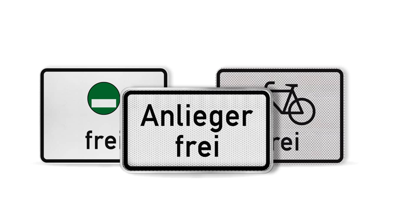 "Frei" - Zusatzzeichen